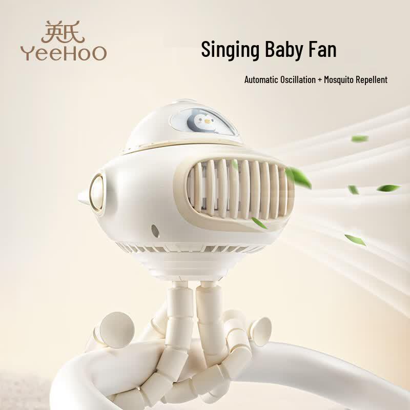 YEEHOO Tragbarer Kinderwagen USB-Ventilator