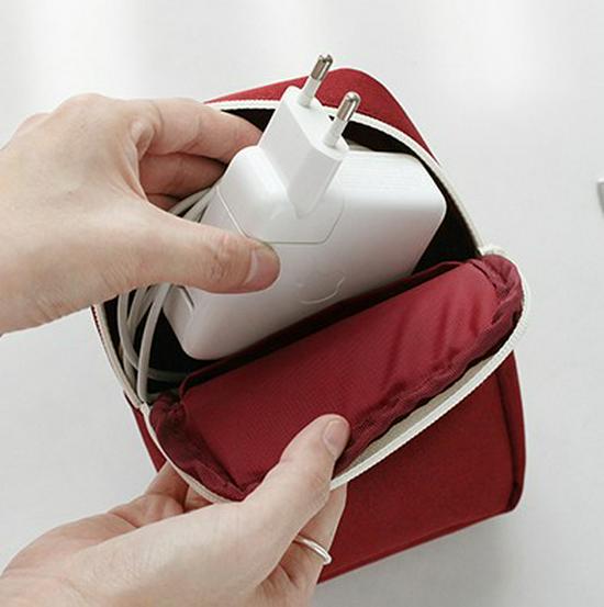 Twilight City Travel Charger & Earphone Organizer Bag