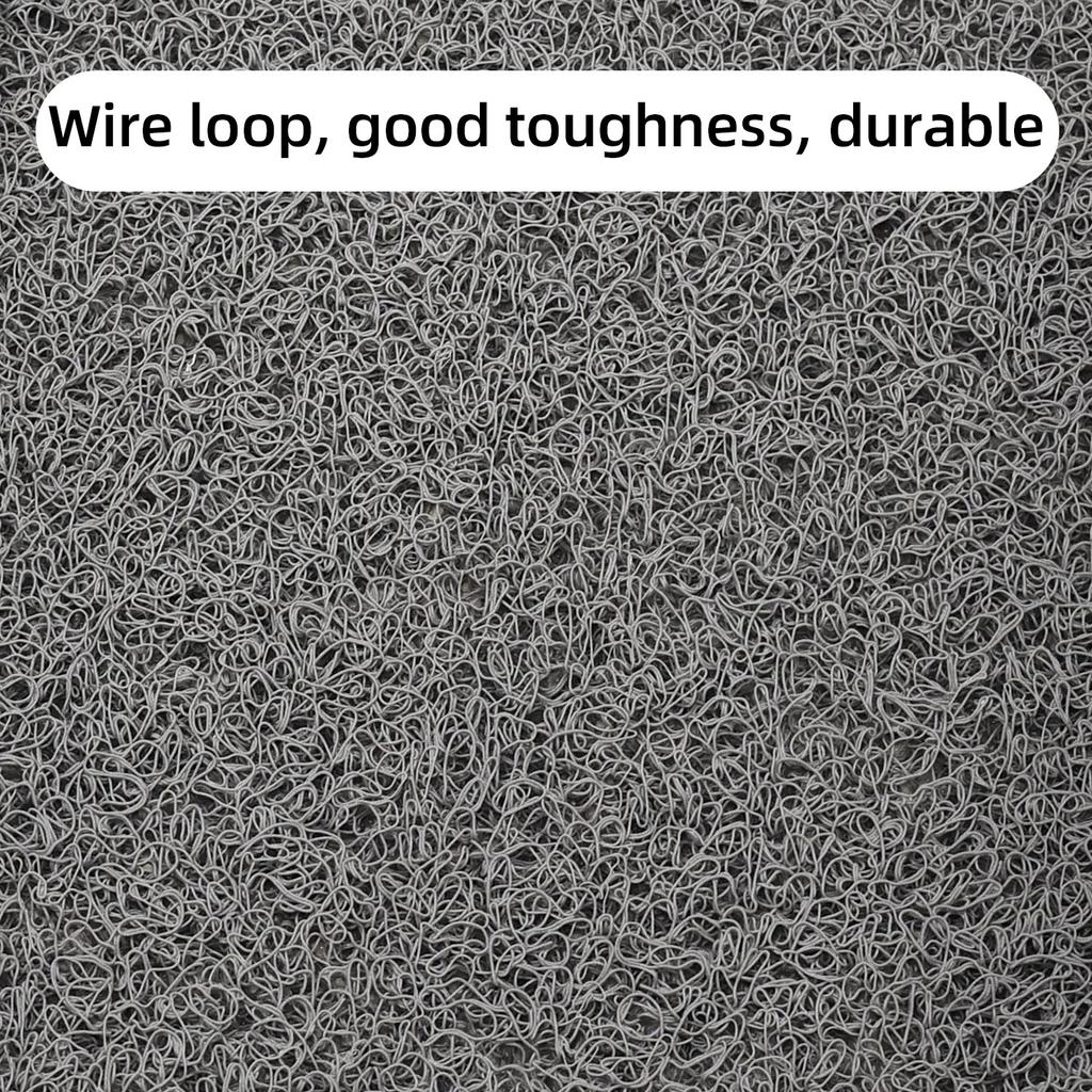 Non-slip Rubber Backing, Durable Entrance Door Mat, Non-slip Rubber Backing, Durable Entrance Door Mat, PVC Material, Hand-washa