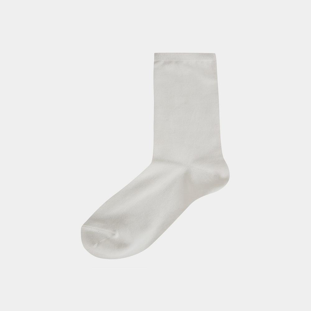 Color Crew Socks HPAO4EA610 (15)Gray