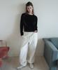 Obeodyupeulleeo Wool Over Jogger Pants_Ivory
