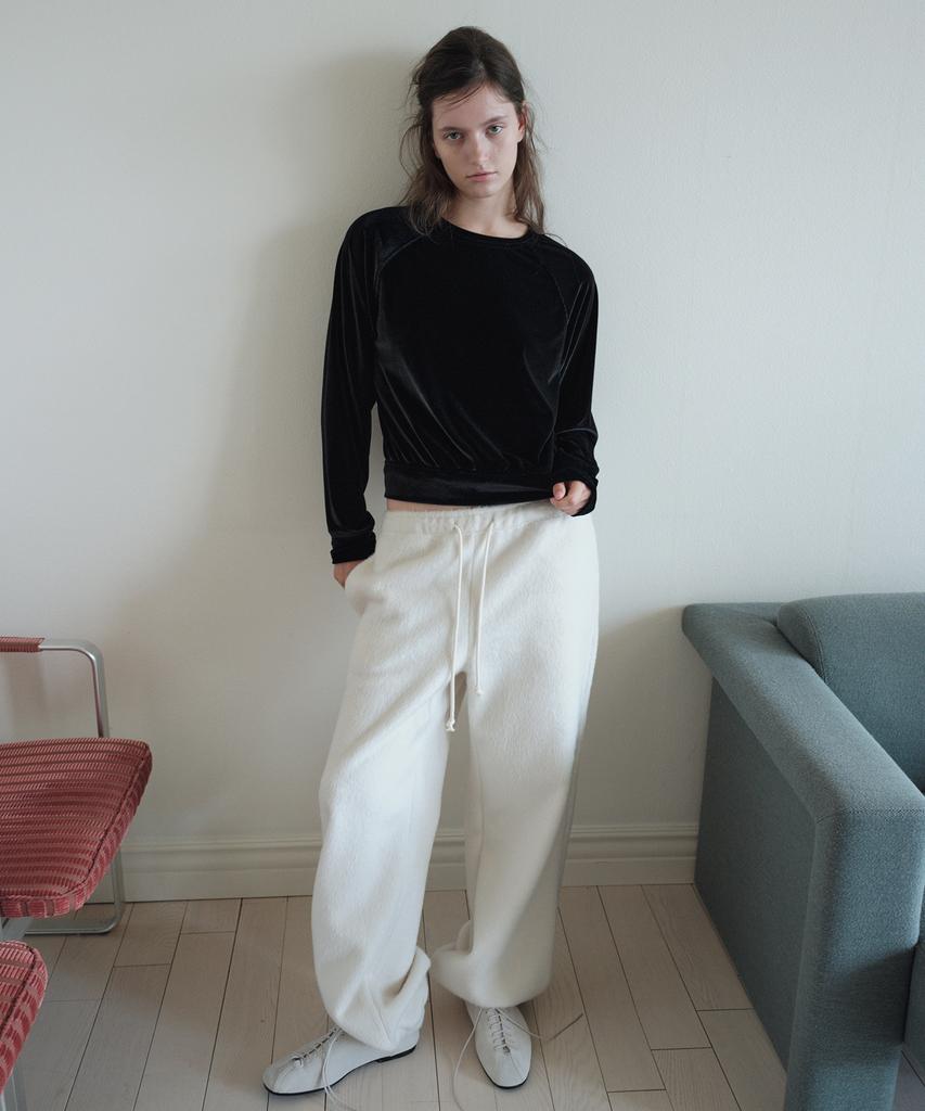 Obeodyupeulleeo Wool Over Jogger Pants_Ivory