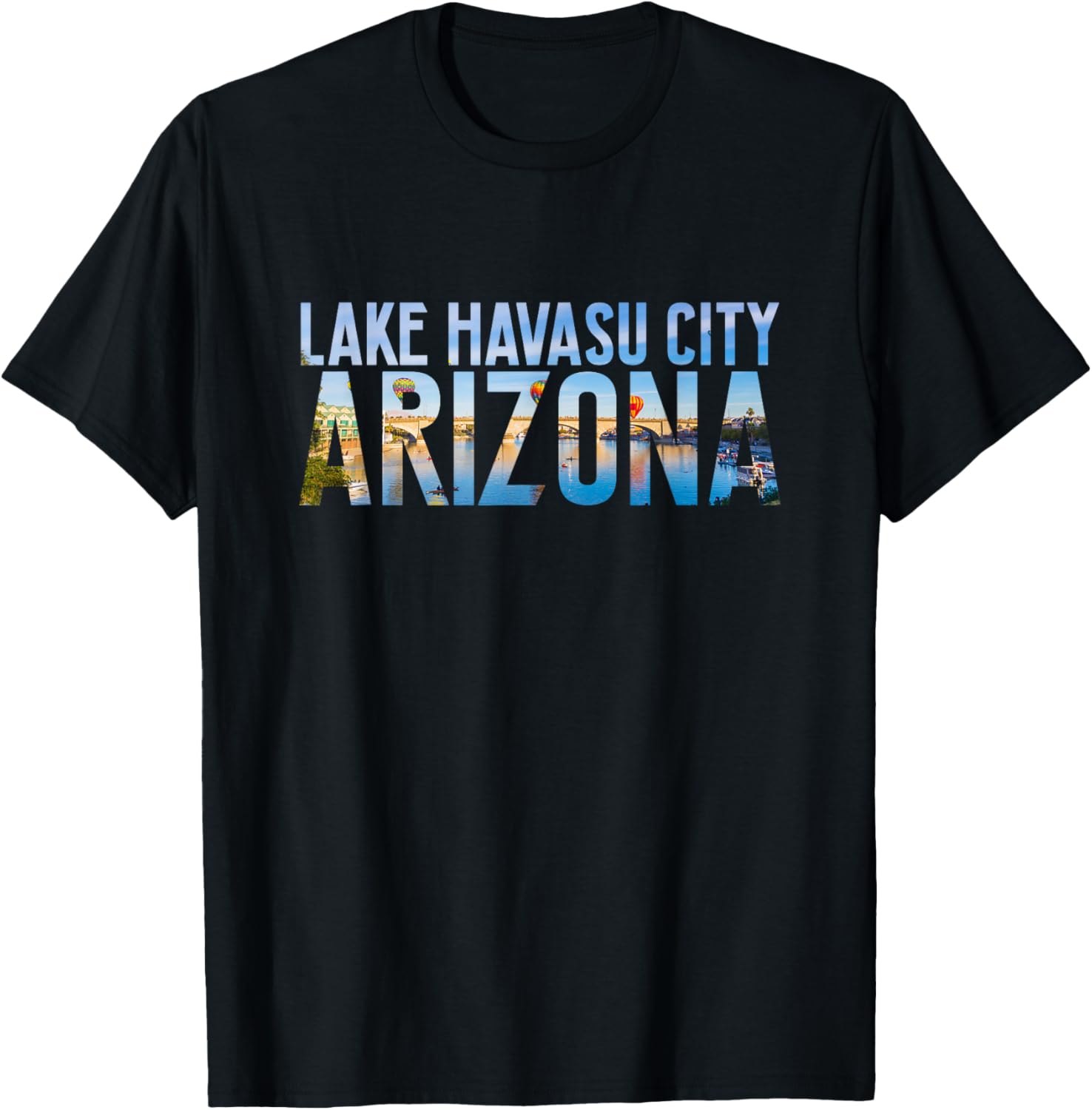 Lake Havasu City Arizona London Bridge Skyline AZ Souvenir T-Shirt S разноцветный