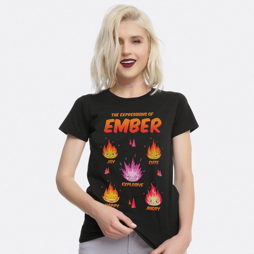 Elemental The Expressions of Ember T-Shirt, Herren- und Damengrößen Tee (LMN-851230)