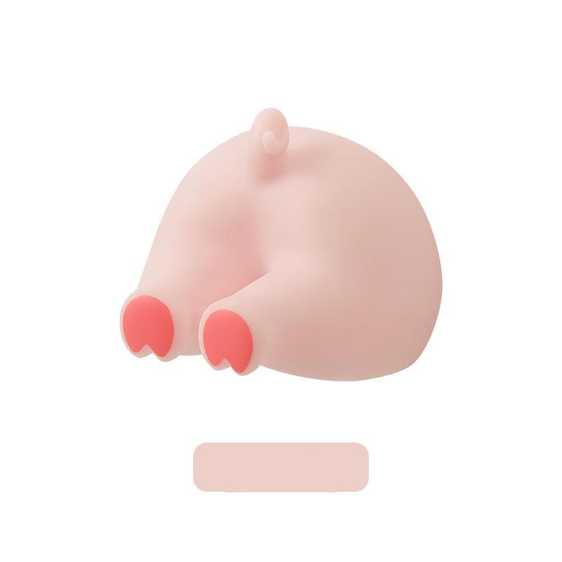 6 Styles Cartoon Animal Tail Toothbrush Holder Punch-Free Wall Hook Cute Self-adhesive Bathroom Towel Hook Children Toothbrush Holder