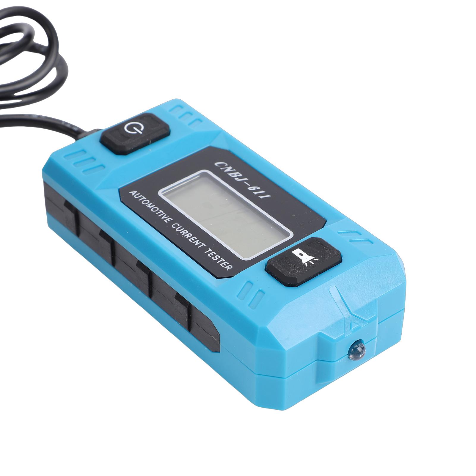 

Car Tester, Automotive Current Diagnostic Tool with LCD Backlight Display and LED Light, for 12V Car Truck Circuit Troubleshooting Vehicle