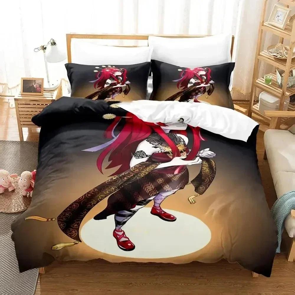Comforter Fashion 3D Anime Kureiji Ollie Bedding Set Printed Bed Set With Bed Soft Queen King Size Bedclothes Home