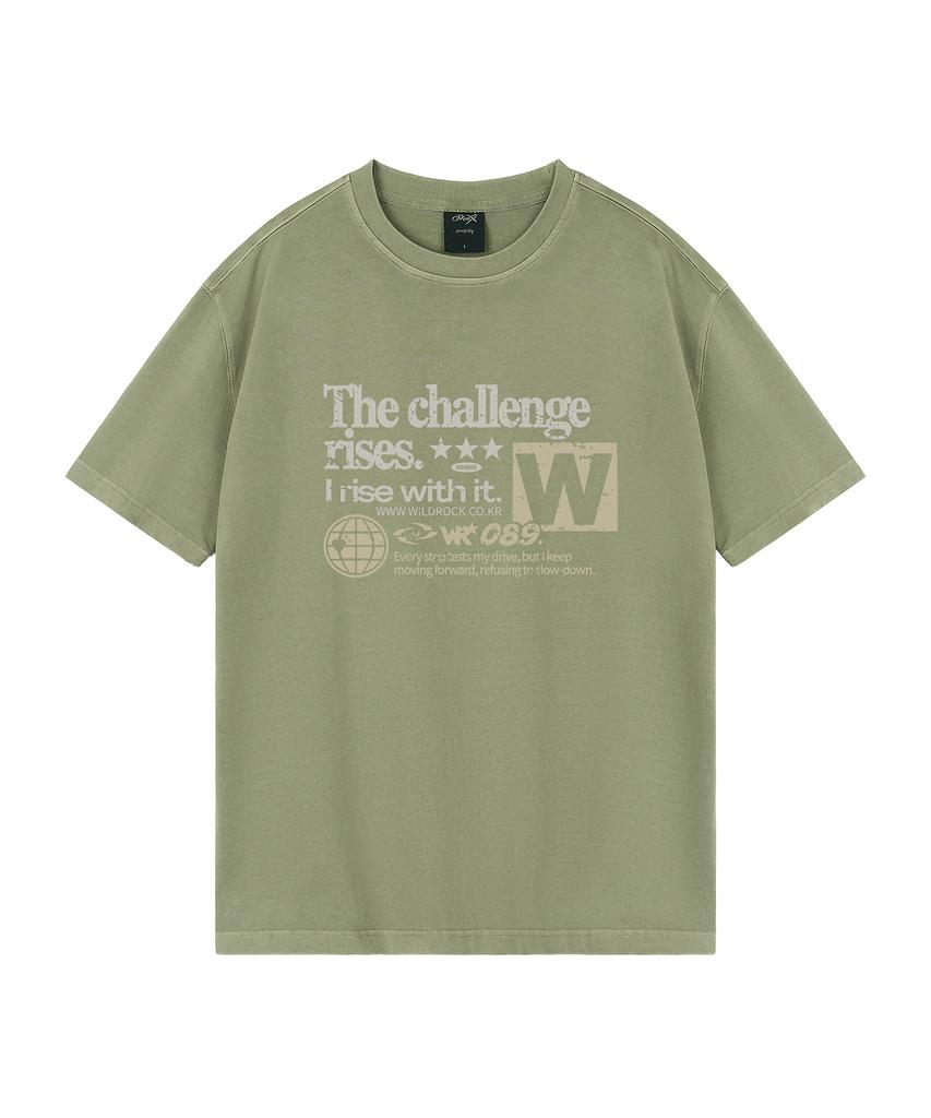 WILDROCK Challenge Pigment Oversized Short Sleeve T-Shirt (Includes Cropped) (Type A)