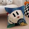 Retro Cartoon American Game CCuphead Cushion Cover Throw Pillow Cover Hidden Button Durable Polyester Chair Cushion