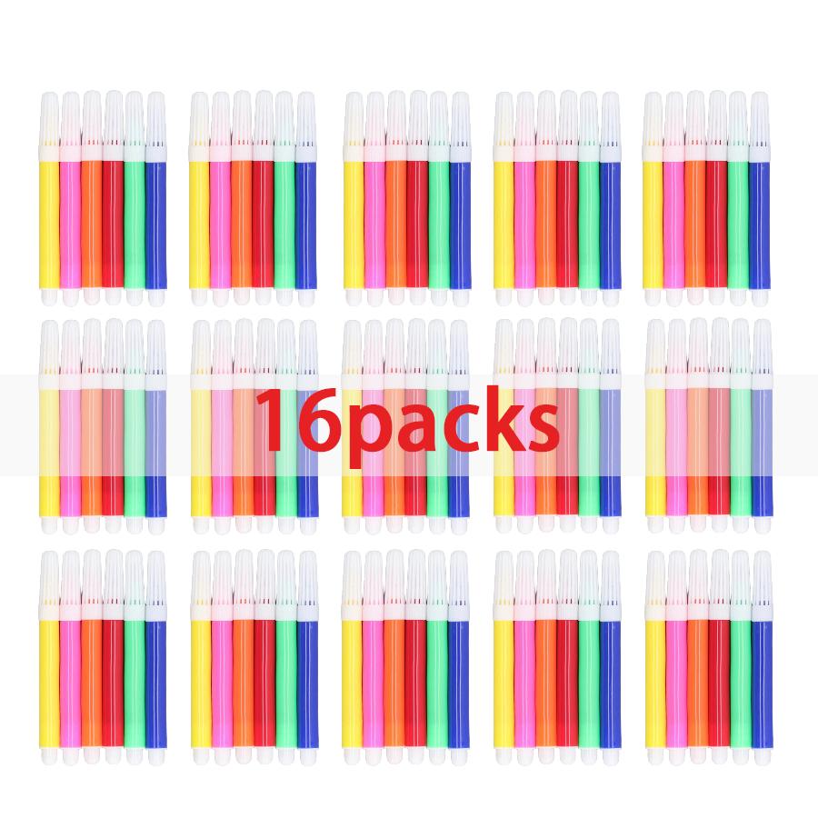 4/8/16packs Colorful Graffiti Watercolor Pen School Study Painting Supplies Handicraft Art Creation Hand Account Stationery XJM