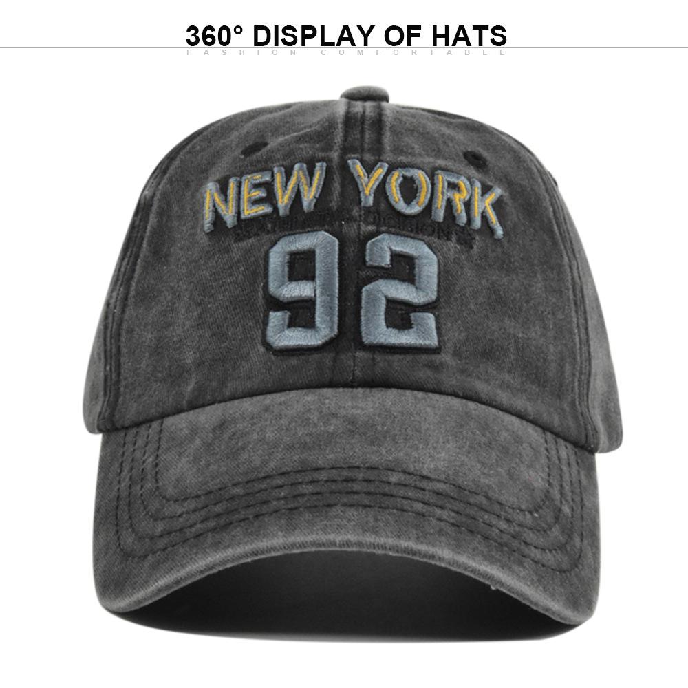 1pc Vintage 3D Letter Embroidered Baseball Cap,Contrast Color Leisure Versatile Hat for Men and Women Outdoor Travel,Adjustable