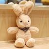 Rabbit Doll Plush Soft Stuffed Animal with Detachable Knitted Sweater Cute Lop-Ear Healing Toy for Kids Adults Bedroom Decor Gifts