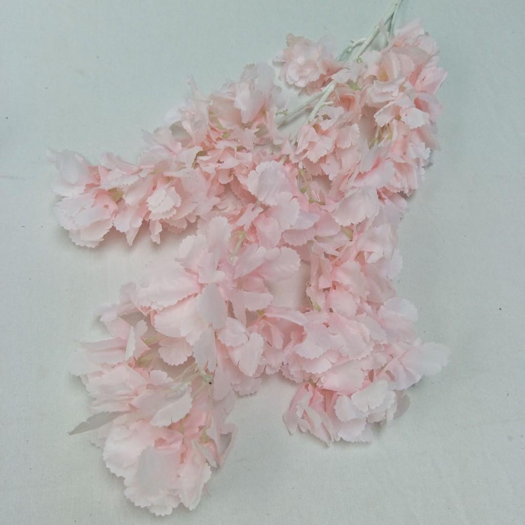 Silk Cherry Blossom Garland With Snow Finish For Party And Photography Backgrounds