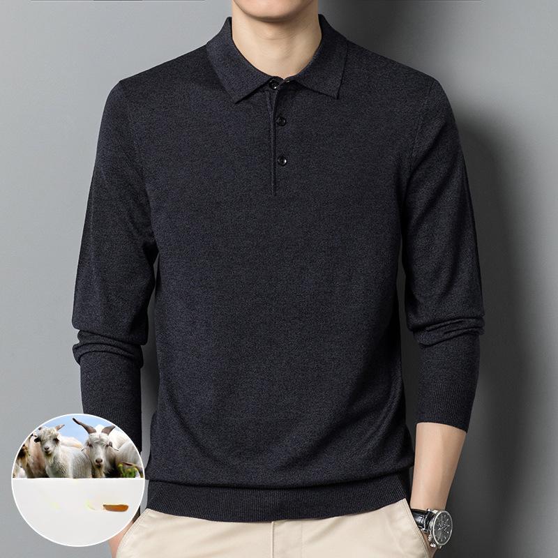 

Men’s Wool Blend Polo Collar Knit Sweater XXXXL