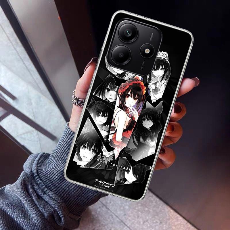 Date A Live Tokisaki Kurumi Phone Case For Xiaomi Redmi Note 10 11 12 13 14 15 Pro Plus 11S 12S 14S 11T 11E 10S Soft TPU Back Co