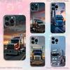 Carcasă Telefon Cool Camion Greu Mașină Pentru iPhone 17,16,15,14,13,12,11 Plus,Pro,Max,XR,XS,Plus,E,SE4,Mini Capac Transparent