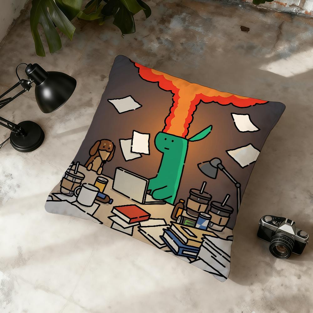 Мультяшный арт J-J-Joguman наволочка для дома и офиса Удобная Нордическая простота Хит На молнии Наволочка 30cmx30cm