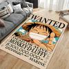 Wanted Poster Design Carpet suitable as a non-slip mat for the living room or bedroom sofa