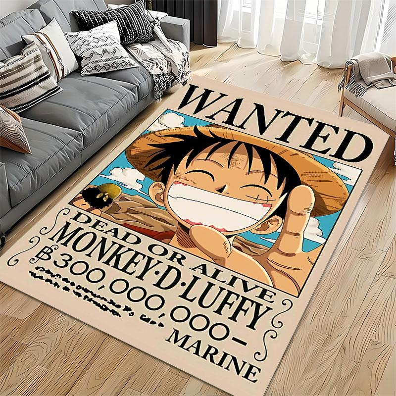 Wanted Poster Design Carpet suitable as a non-slip mat for the living room or bedroom sofa