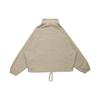 Fear of God Essentials Half-Zip Track Jacket with Raglan Sleeves and Stand Collar Unisex Outerwear Moss FOG-FW20-188
