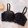 Small Chest Push-up Anti-sagging Lace Underwear Top Lift Thin Strapless Invisible Non-slip Bra Set