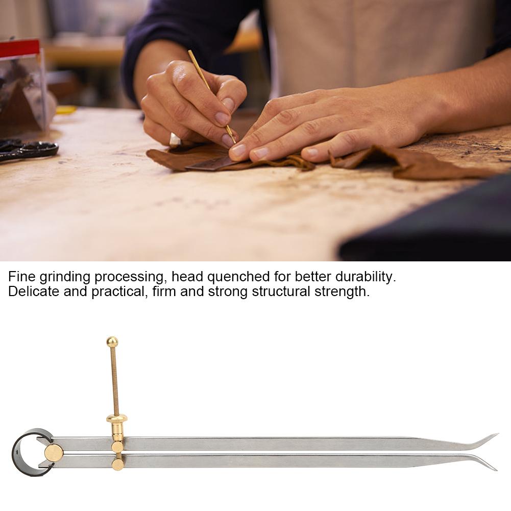 Fine Ground Spring Divider Carbon Steel Brass Flat Leg Inside Spring Caliper300mm