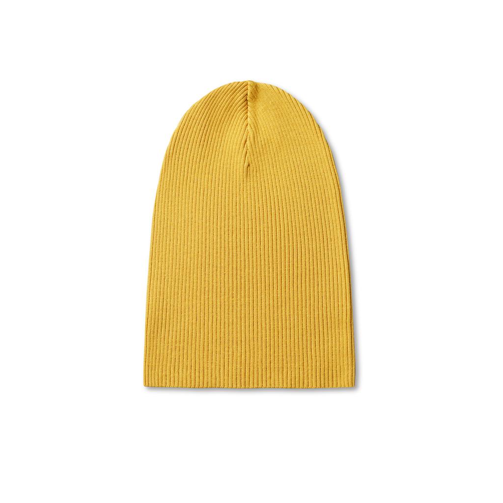 Bancheu Hdr Cotton Double Roll Watch Cap - Yellow
