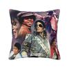 Pillow Cover Lively Michael Jackson Crowd Collage  Retro Trendy Pillow Case For Chair Sofa Home Decor Pillowcases
