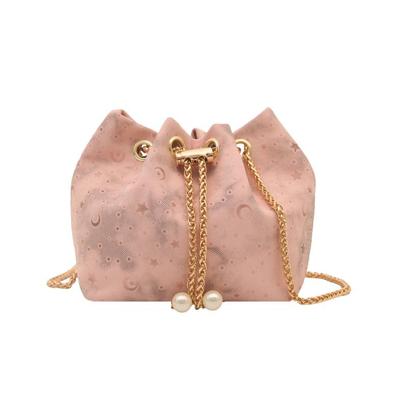High-end Metallic Fringed Sequin Evening Bag, Luxury Water Bucket Bag, Crossbody Bag