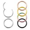 Stainless Steel Titanium Coil Hinge Earrings & Nose Rings