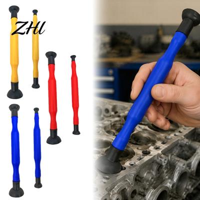 Valve Seat Grinding Set 2PCS Double Ended Hand Lapping Tool, Manual Dual Suction Cups Repair Ergonomic Lapper for Automotive Engine