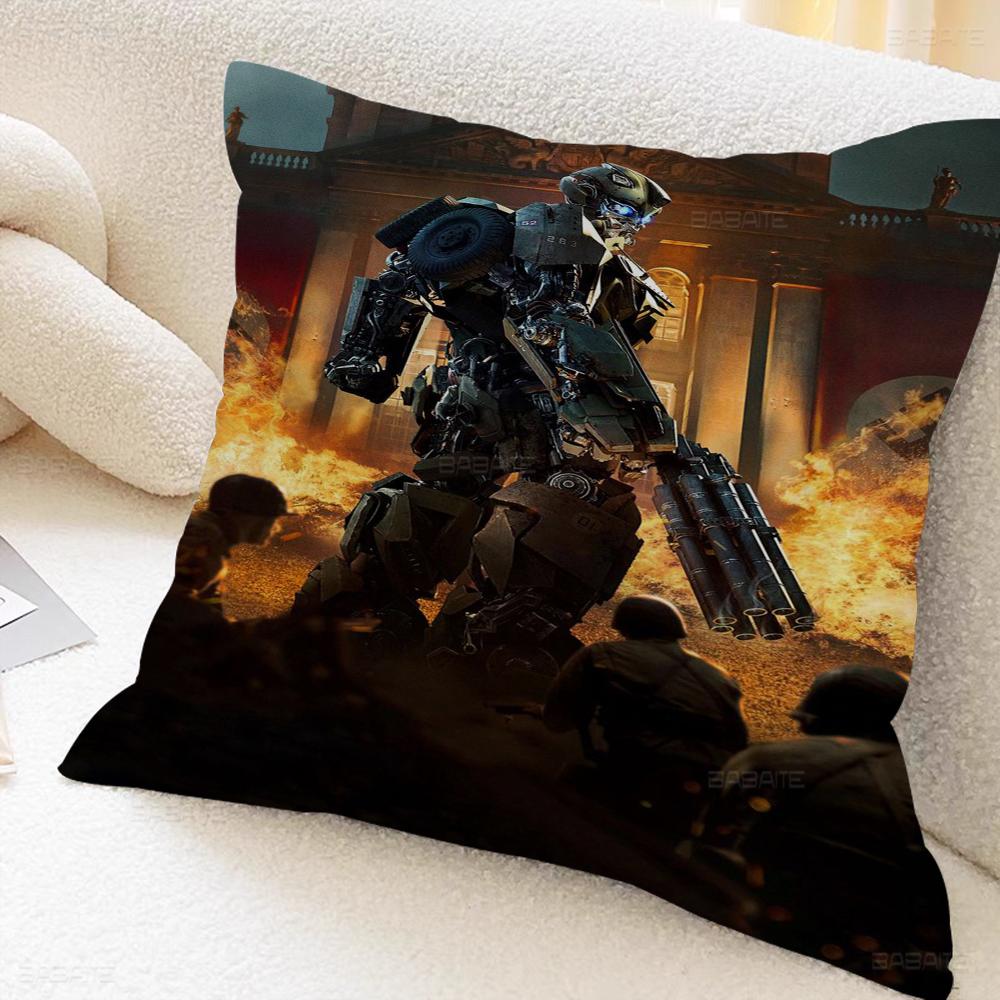 T-transfor-mers Cushion Cover Pillow Cover Decor Pillowcase Printed Cushion Case For Couch