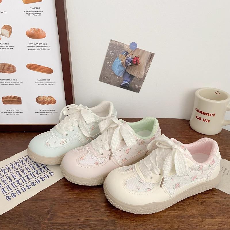 High Value Single Net Breathable Cream Yellow Solid Color Casual Simple Soft Sole Versatile Fashion Single Shoes Women