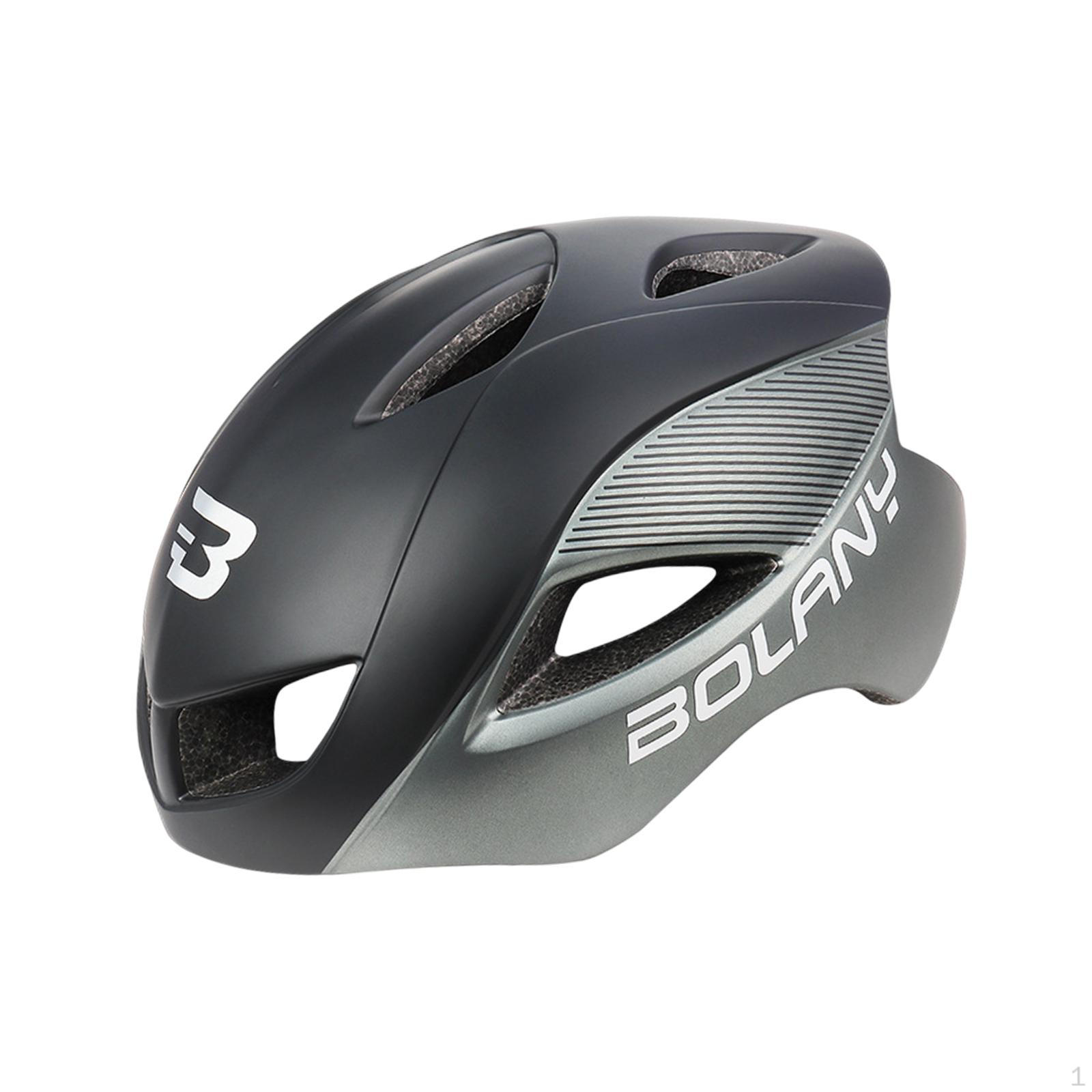 

Adult Bike Helmets Cycling Accessories with Detachable Visor Bicycle чорний
