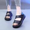 New 2025 Women's Beach Sandals Thick Bottom Roman Shoes Comfortable Soft Sole Versatile Casual Small Fresh Sandals Fashion