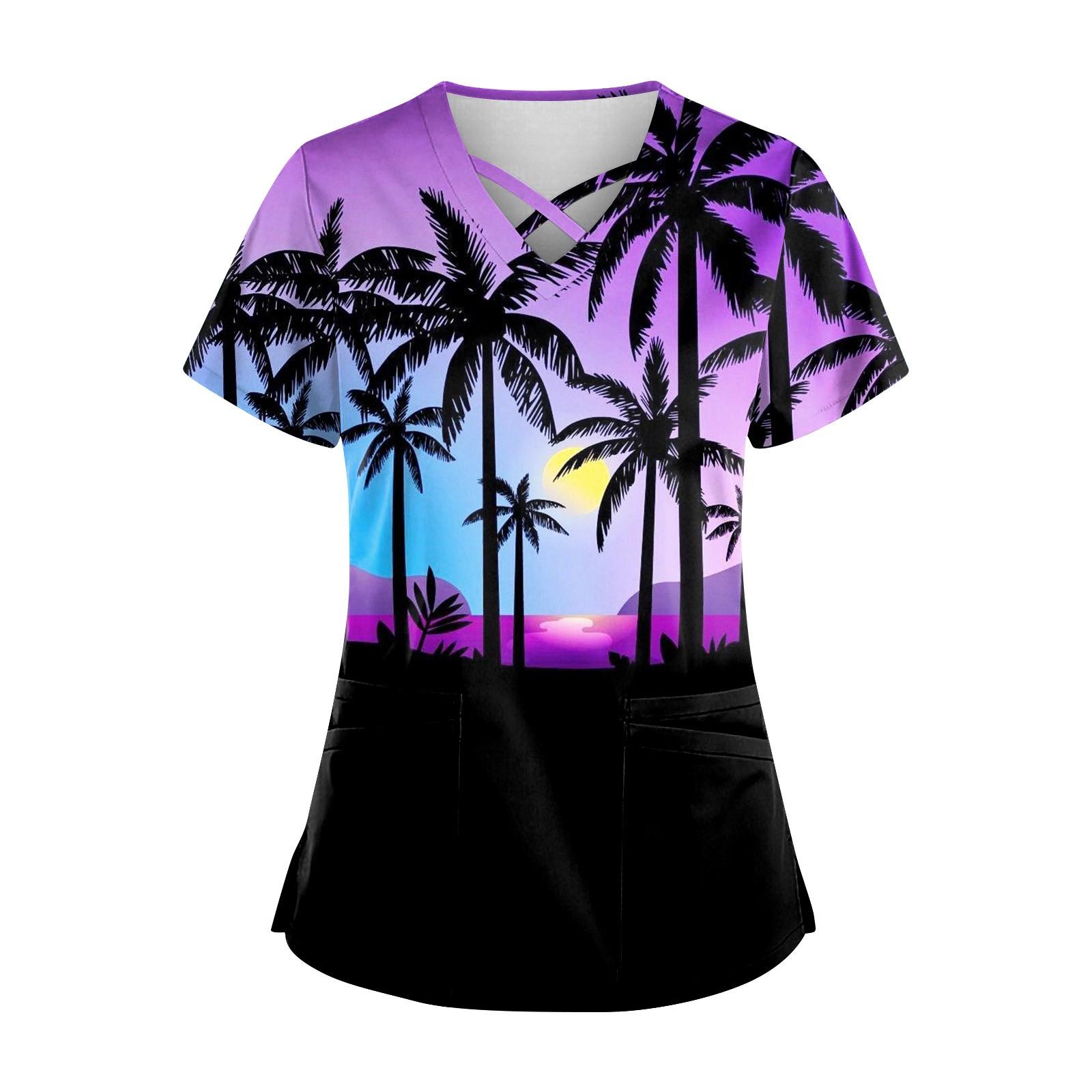 Женская Гавайская униформа с принтом — фото 5