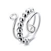 Women's Personalized Gold Double-Layer Adjustable Ring