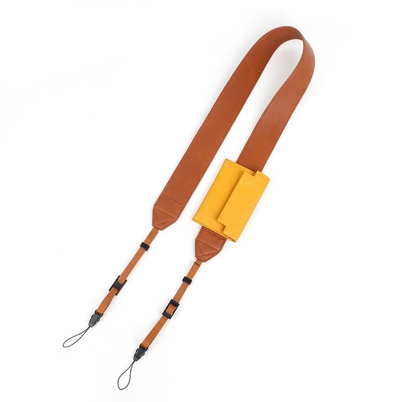 Camera Neck Shoulder Straps with Card Holder Quick Release Soft Camera Straps for DSLR SLR Cameras