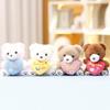 Cute Holding LOVE Heart Bear Stuffed Plush Toy Keychain Pendant Backpack Hangings Decoration