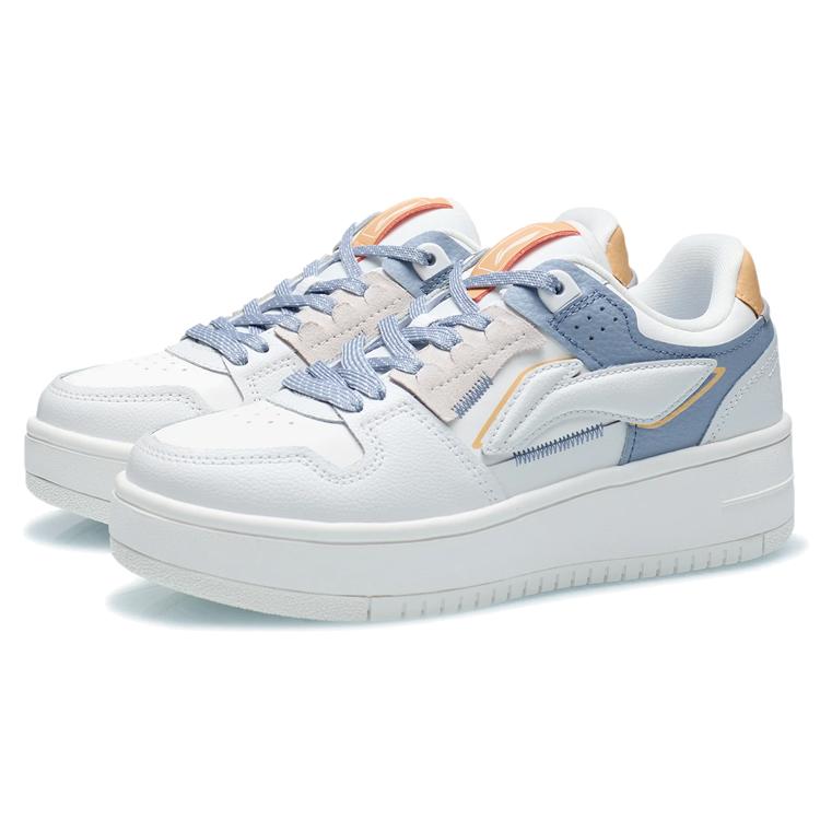 Li Ning Tianji Leather Reflective Slip Resistant, Abrasion Resistant, Lightweight, Breathable Low Top Skateboard Shoes AGCR468-2