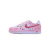 Air Force 1 Sweetheart, Cat Paw Shoes Slip Resistant Abrasion Resistant Low Top Skateboard Shoes Unisex Pink CW2288-111(Team779- )