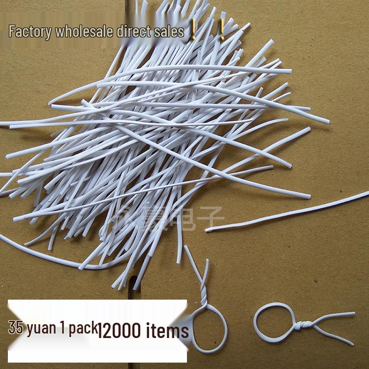 Packaging Cable Ties, Headphone Cable Organizers, and Garden Branch Rubber-Coated Iron Wire Bindings