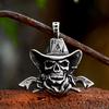 BEIER 2023 New Creative Design Stainless Steel Pirate Pendant  Anchor Necklace For Men Viking Movie Jewelry Wholesale
