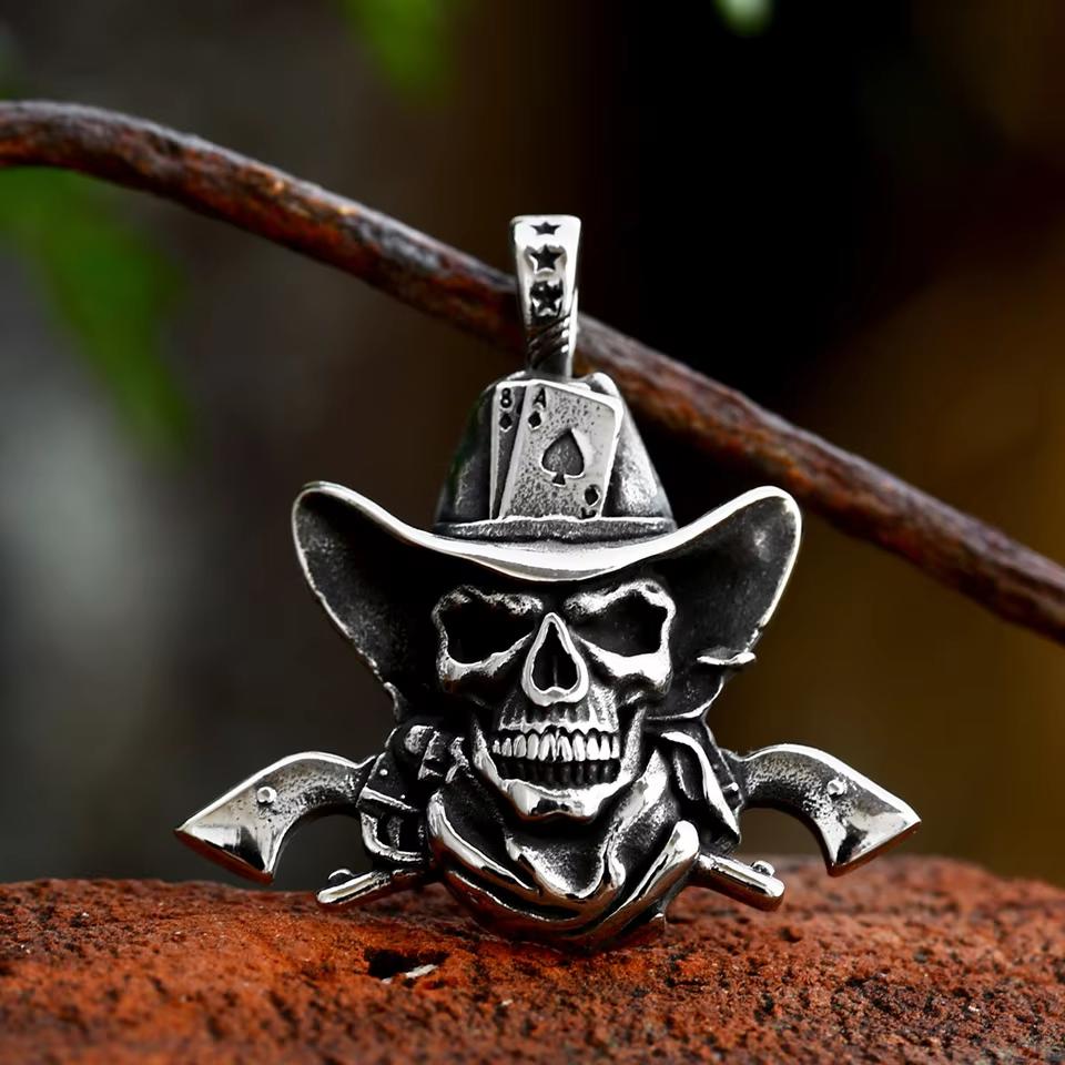 BEIER 2023 New Creative Design Stainless Steel Pirate Pendant Anchor Necklace For Men Viking Movie Jewelry Wholesale