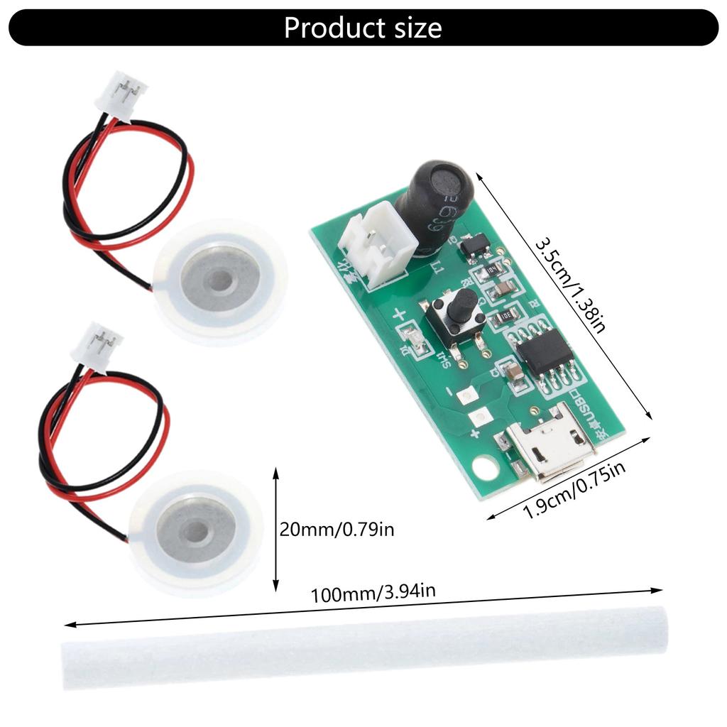 Humidifier Mist Maker Driver Circuit Board Fogger Atomization Film Atomizer Sheet Atomizing Humidifier Module Low Noise