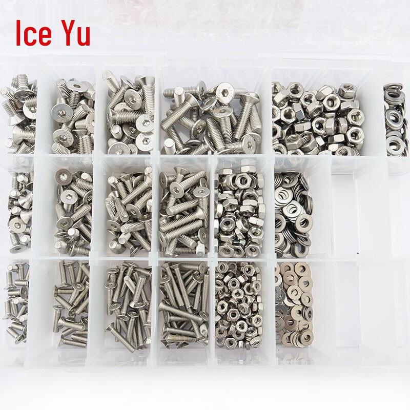 304 Stainless Steel Fastener Assortment Kit