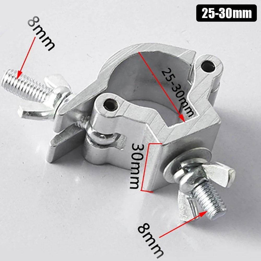 1Pcs Aluminum Alloy Stage Lights Truss Clamp Quick Release Clip Bracket DJ Light Clamps 18-21mm 38-52mm Silver Lamp Hanger Hooks