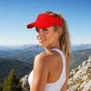 Summer Sun Hat, Visor Hat for Men And Women, Open Top Extended Curved Brim UV Protection Hat, Adjustable Elastic Band Hat for Sports Tennis Golf