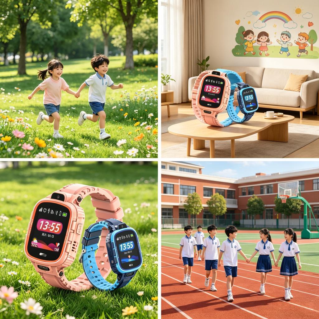 2025 New Kids Smart Watch GPS SOS Phone/Video Call SIM Card Waterproof IP67 Compass Qibla Direction Thermometer чёрный