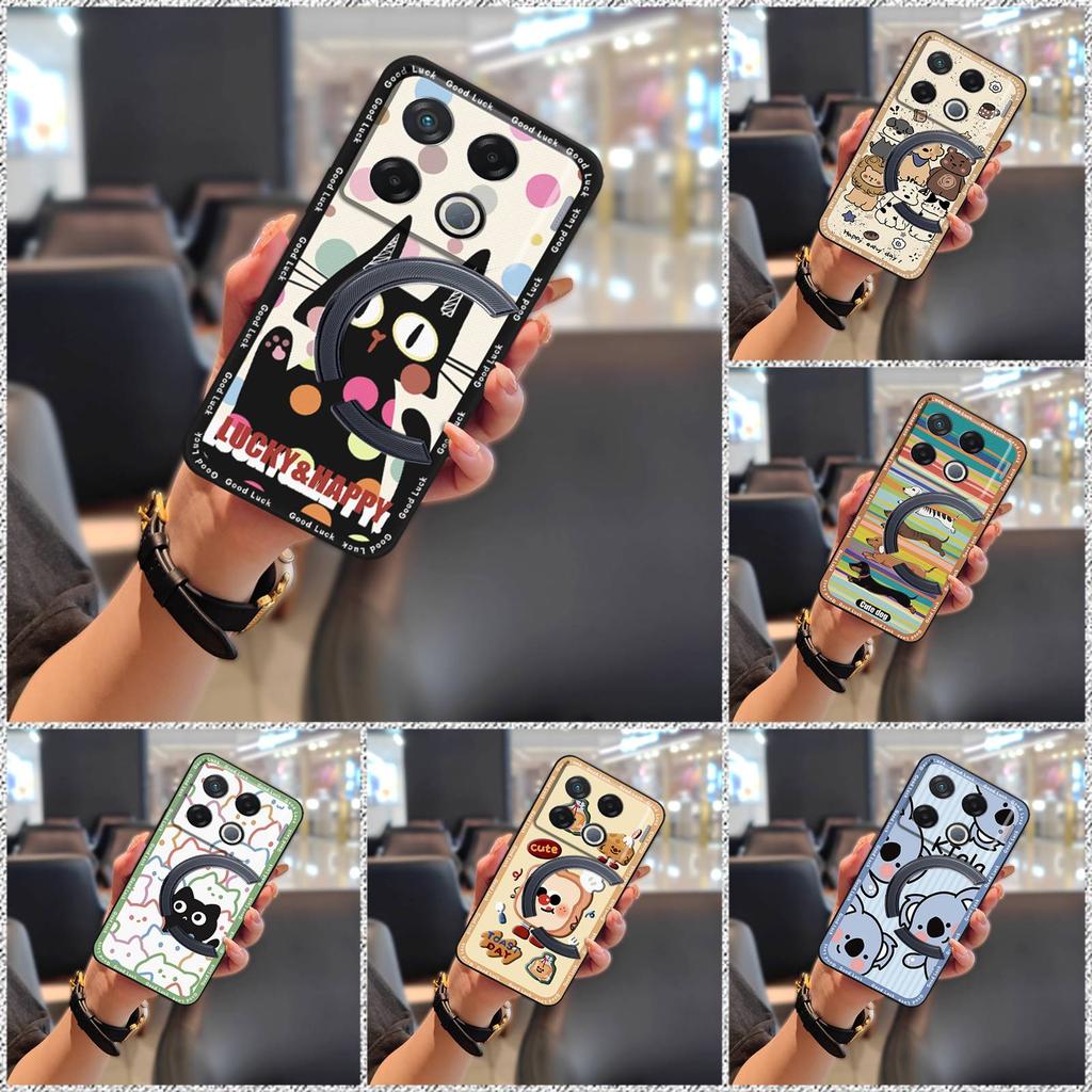 Phone Pouch Shockproof Phone Case For Infinix GT 20 Pro/X6871 Fashion Design Full Wrap Cute Silicone Graffiti Durable